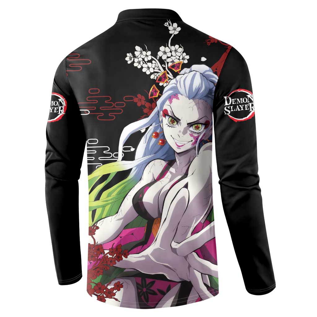 Daki - Demon Slayer Button Sweatshirt Anime Japan Style
