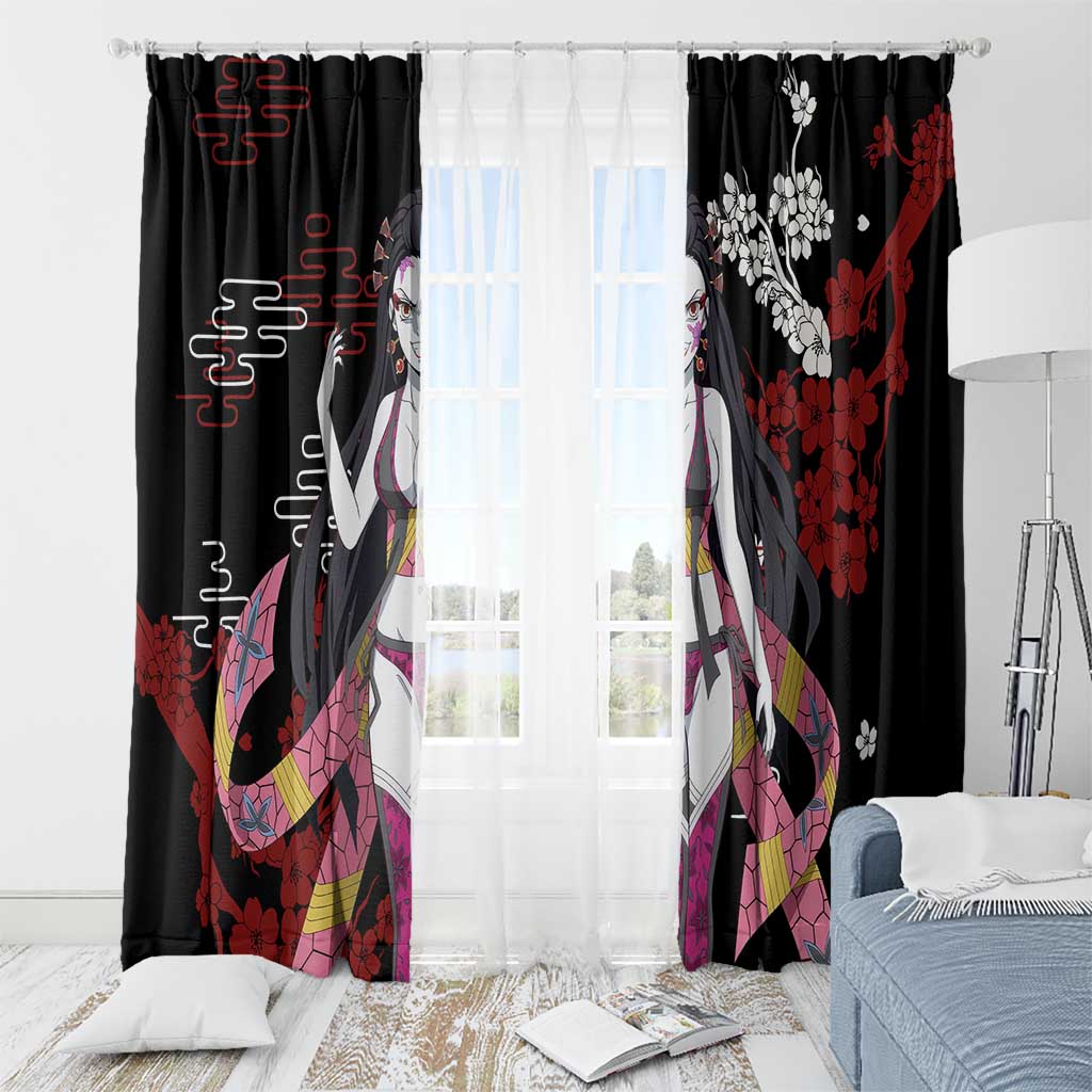 Daki - Demon Slayer Window Curtain Anime Japan Style