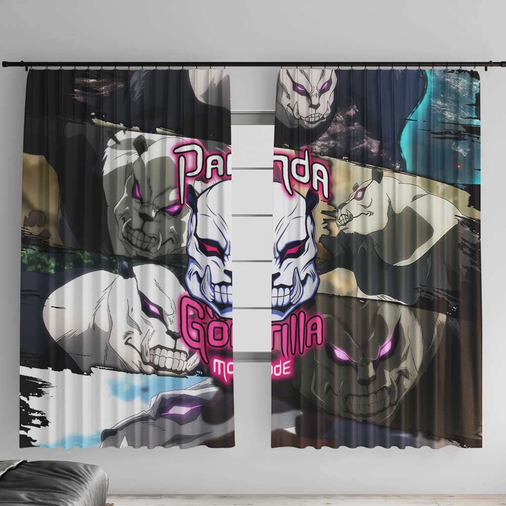 Panda - Jujutsu Kaisen Window Curtain Anime Style