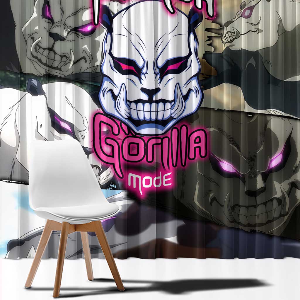 Panda - Jujutsu Kaisen Window Curtain Anime Style