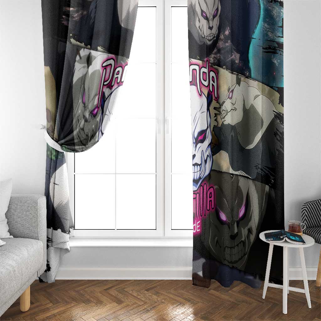 Panda - Jujutsu Kaisen Window Curtain Anime Style