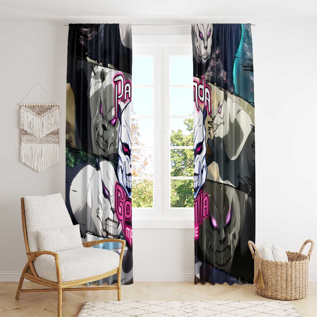 Panda - Jujutsu Kaisen Window Curtain Anime Style
