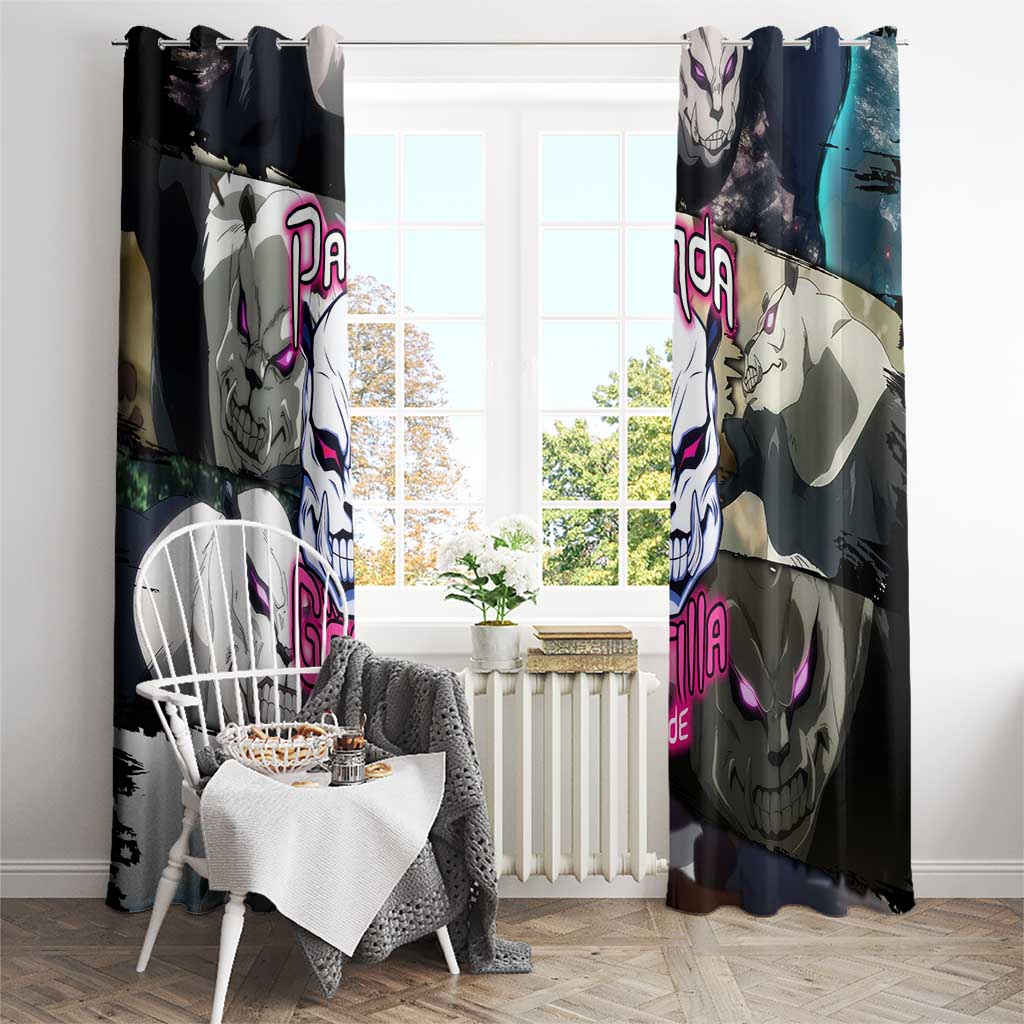 Panda - Jujutsu Kaisen Window Curtain Anime Style