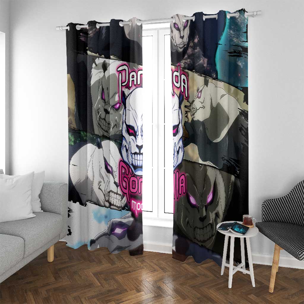 Panda - Jujutsu Kaisen Window Curtain Anime Style