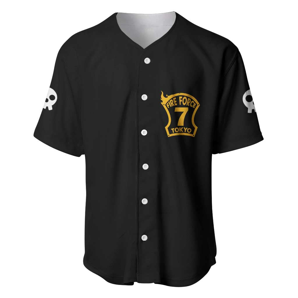 Benimaru Shinmon Fire Force Baseball Jersey Anime Style