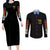Benimaru Shinmon Fire Force Couples Matching Long Sleeve Bodycon Dress and Long Sleeve Button Shirt Anime Style