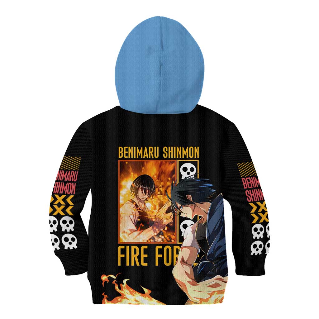 Benimaru Shinmon Fire Force Kid Hoodie Anime Style