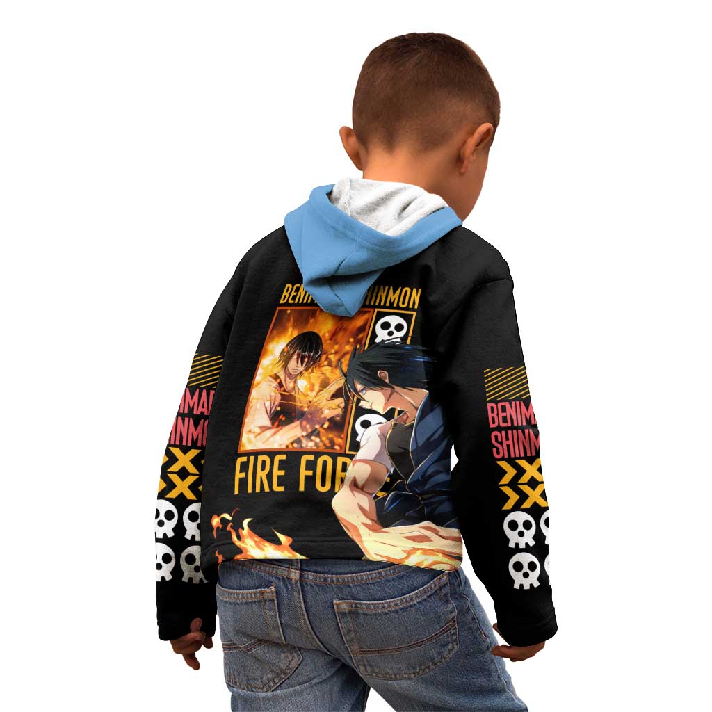 Benimaru Shinmon Fire Force Kid Hoodie Anime Style