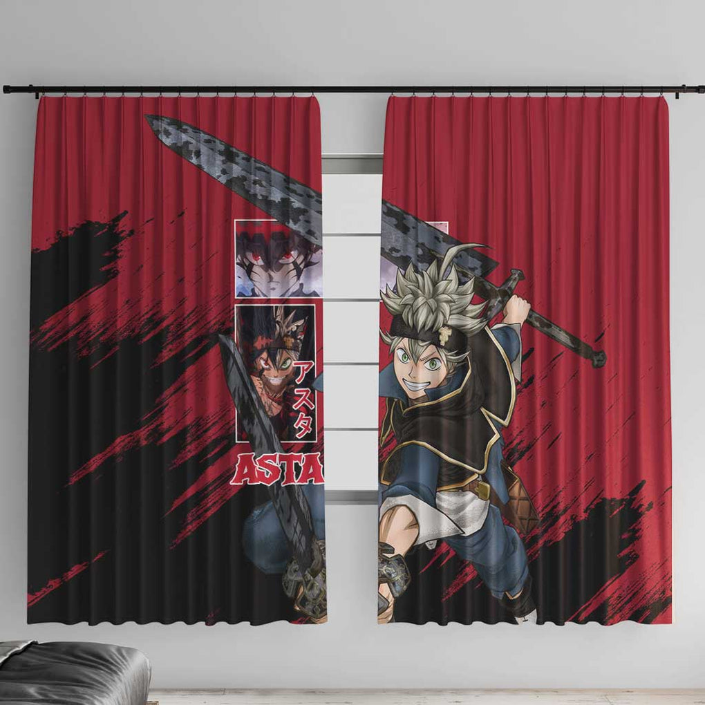 Asta - Black Clover Window Curtain Japan Anime Style