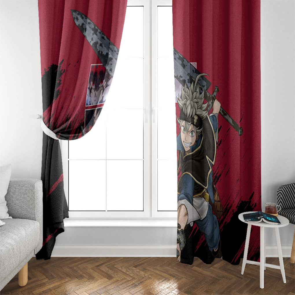 Asta - Black Clover Window Curtain Japan Anime Style