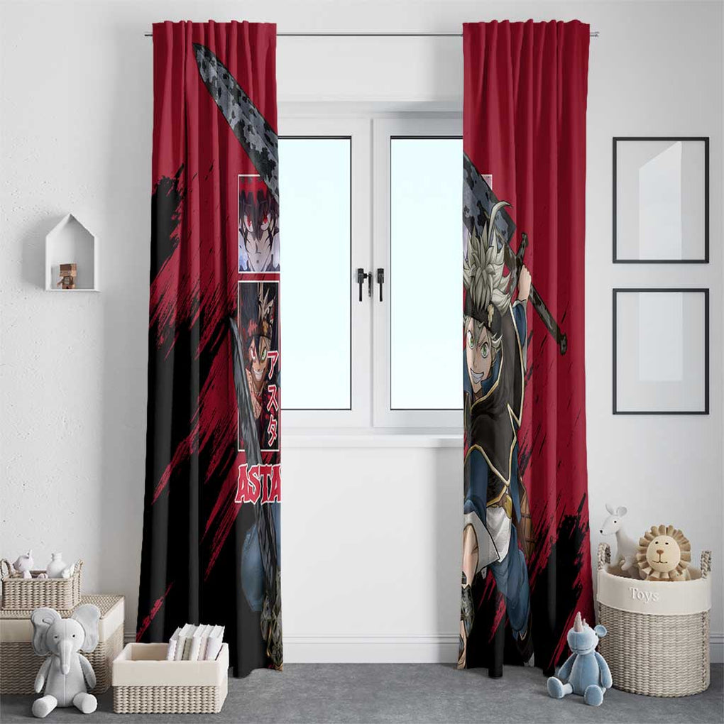 Asta - Black Clover Window Curtain Japan Anime Style