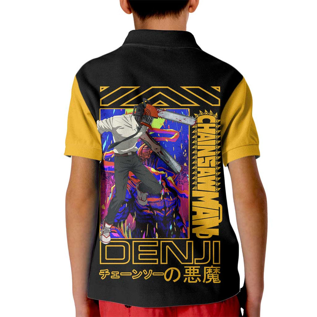 Denji -  Chainsaw Man Kid Polo Shirt Japan Anime Style