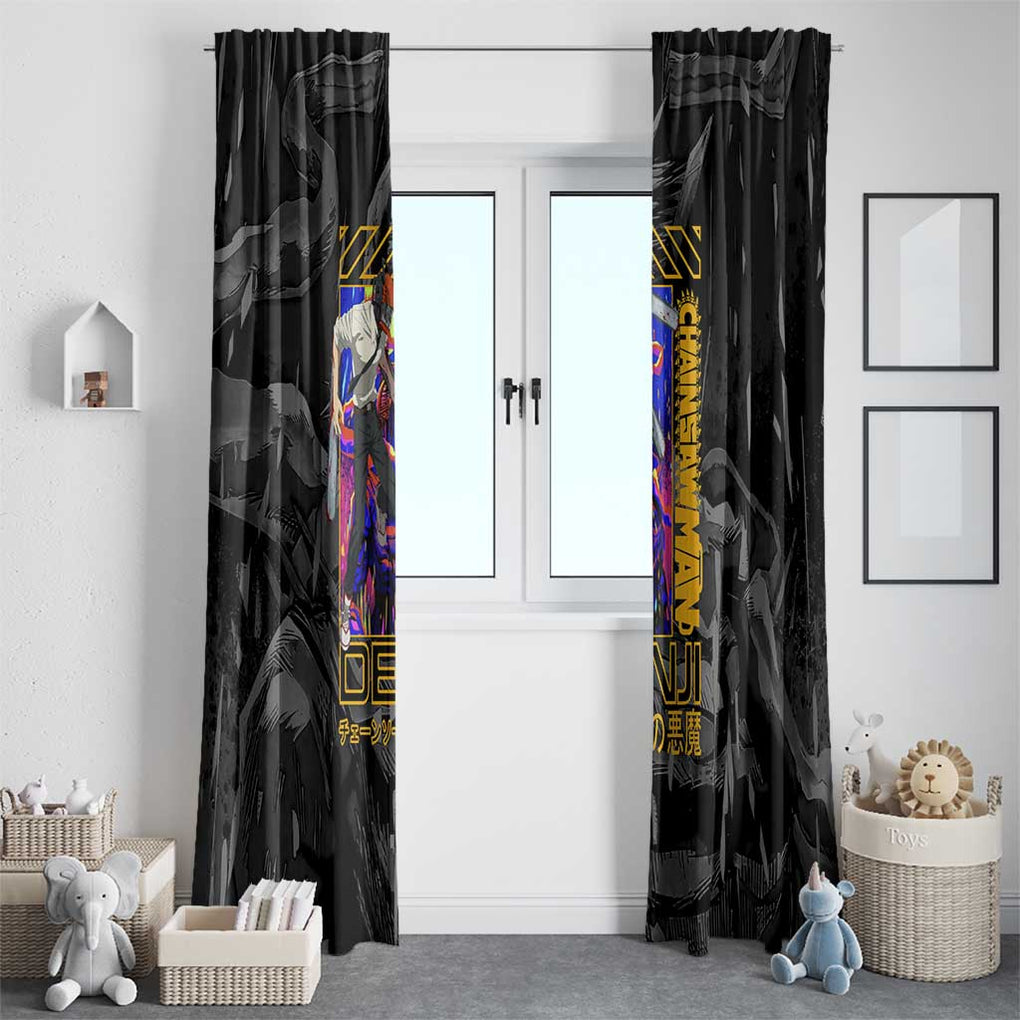 Denji -  Chainsaw Man Window Curtain Japan Anime Style