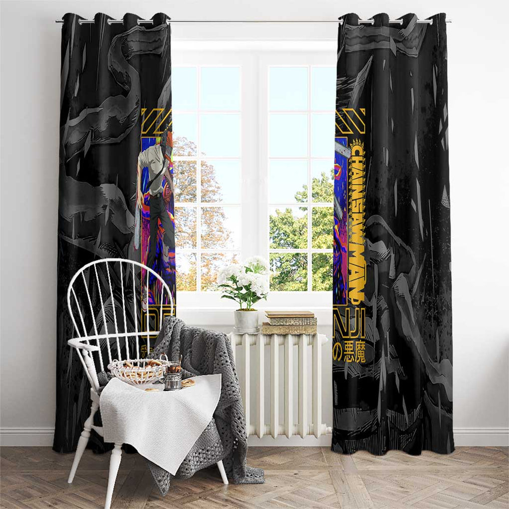 Denji -  Chainsaw Man Window Curtain Japan Anime Style
