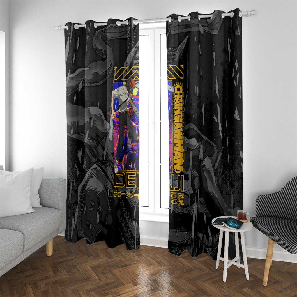 Denji -  Chainsaw Man Window Curtain Japan Anime Style