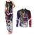 Trippy All Might My Hero Academia Couples Matching Tank Maxi Dress and Long Sleeve Button Shirt Anime Mid Trippy Style