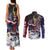 Trippy All Might My Hero Academia Couples Matching Tank Maxi Dress and Long Sleeve Button Shirt Anime Mid Trippy Style