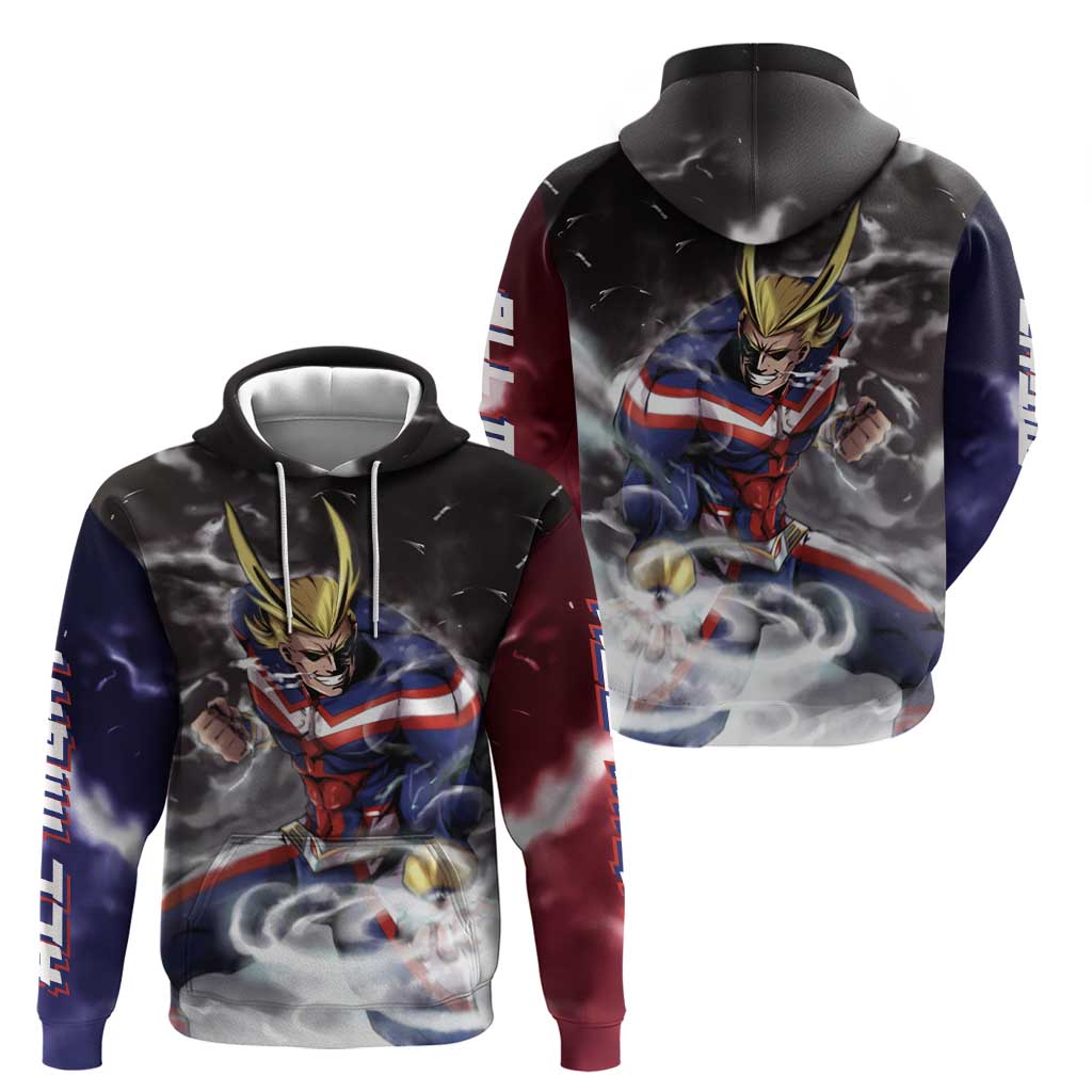Trippy All Might My Hero Academia Hoodie Anime Mid Trippy Style