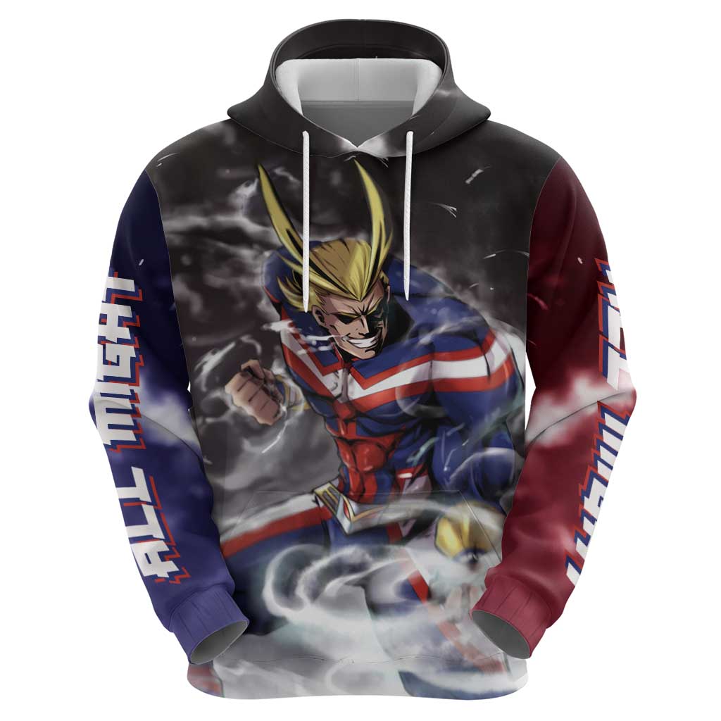 Trippy All Might My Hero Academia Hoodie Anime Mid Trippy Style
