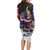 Trippy All Might My Hero Academia Long Sleeve Bodycon Dress Anime Mid Trippy Style