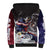Trippy All Might My Hero Academia Sherpa Hoodie Anime Mid Trippy Style