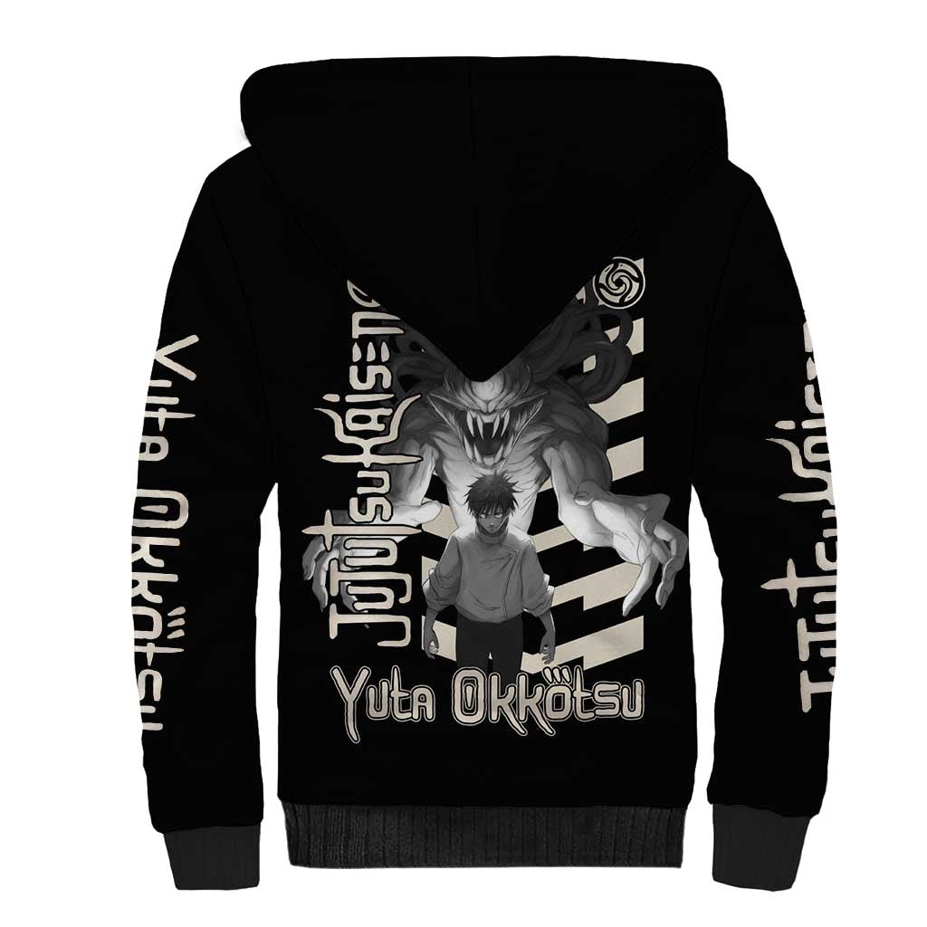 Yuta Okkotsu Jujutsu Kaisen Sherpa Hoodie Anime Style