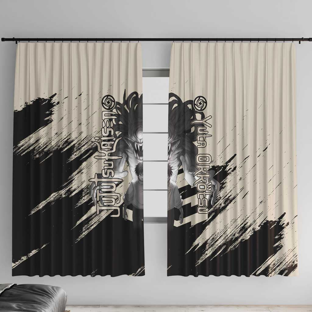 Yuta Okkotsu Jujutsu Kaisen Window Curtain Anime Style