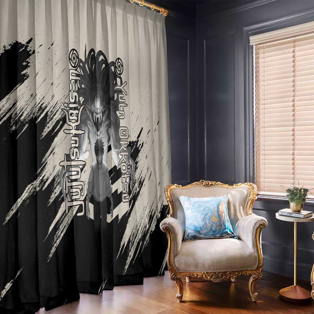 Yuta Okkotsu Jujutsu Kaisen Window Curtain Anime Style