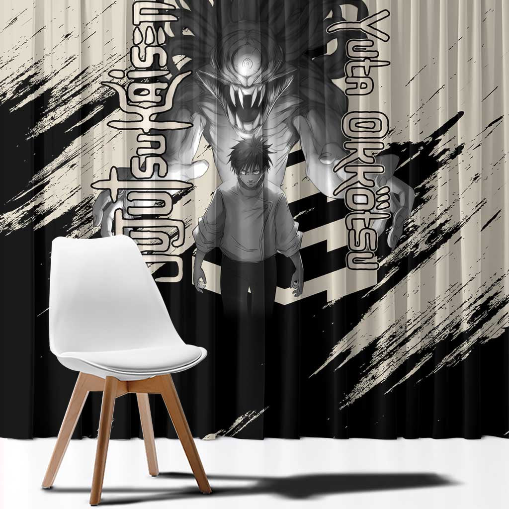 Yuta Okkotsu Jujutsu Kaisen Window Curtain Anime Style