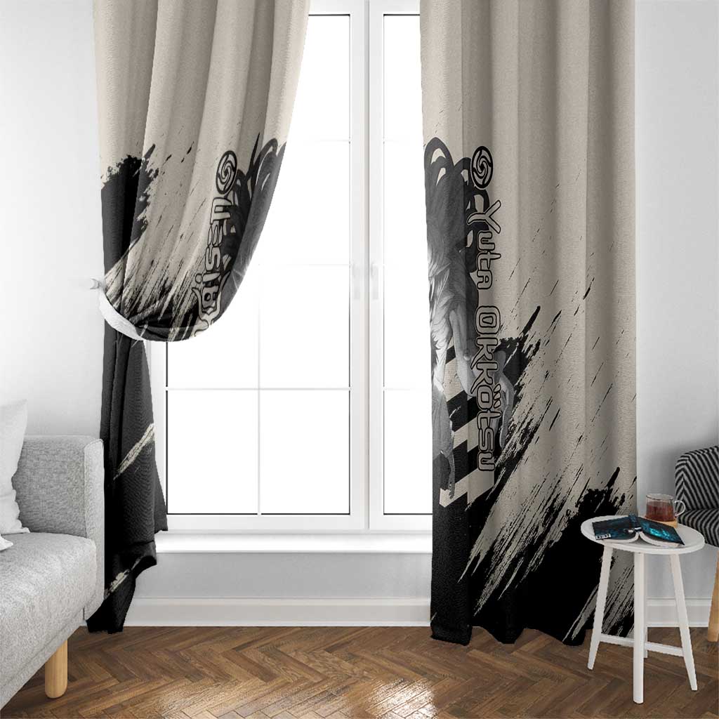 Yuta Okkotsu Jujutsu Kaisen Window Curtain Anime Style
