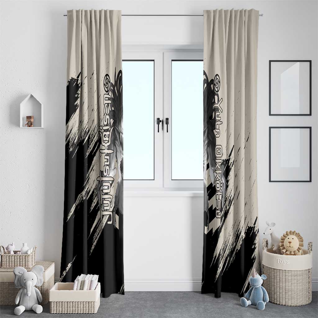 Yuta Okkotsu Jujutsu Kaisen Window Curtain Anime Style