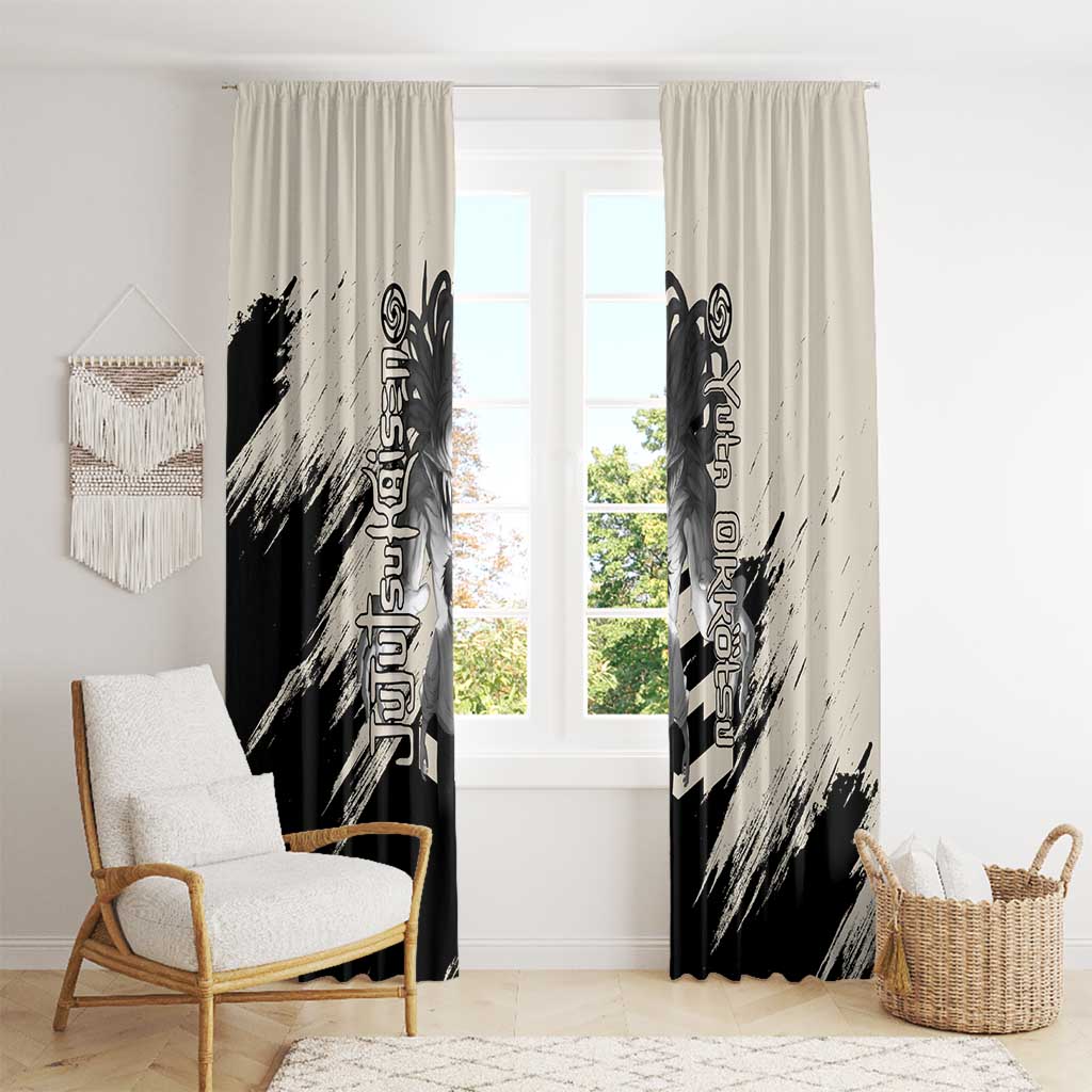 Yuta Okkotsu Jujutsu Kaisen Window Curtain Anime Style