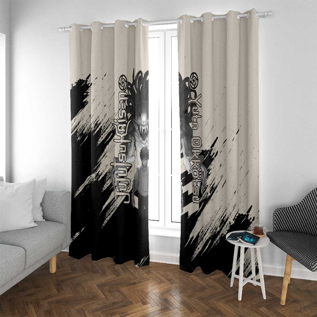 Yuta Okkotsu Jujutsu Kaisen Window Curtain Anime Style