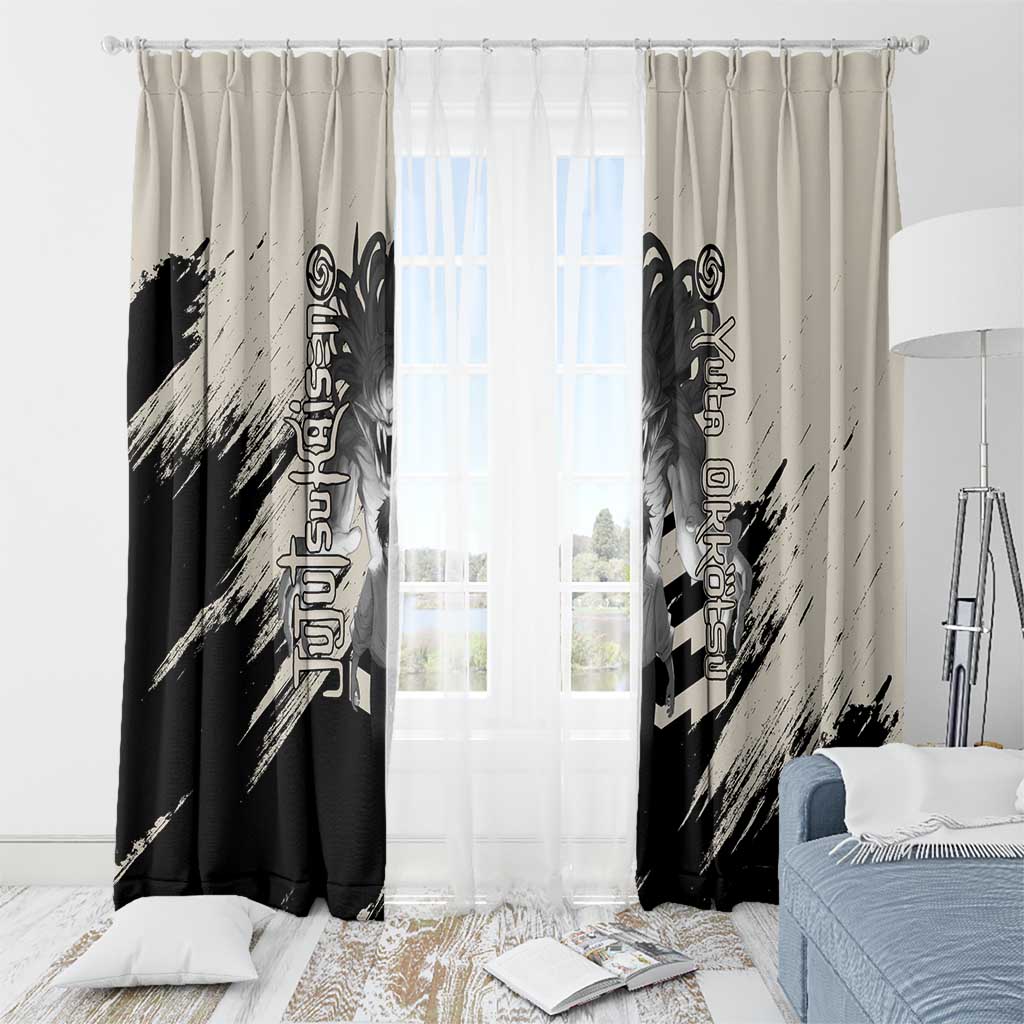 Yuta Okkotsu Jujutsu Kaisen Window Curtain Anime Style