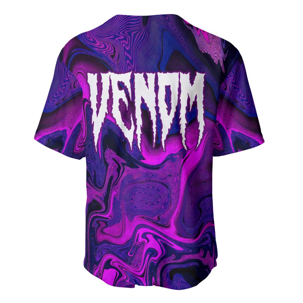 Trippy Venom Baseball Jersey Comic Mix Galaxy Trippy Style