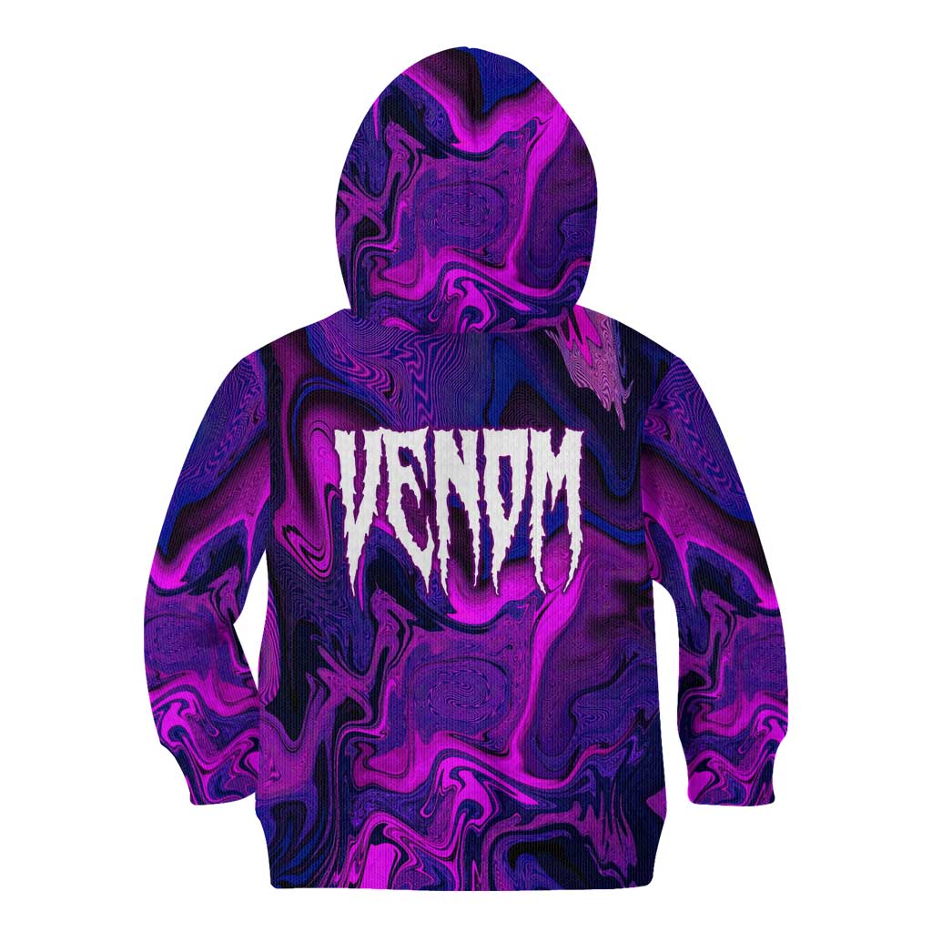 Trippy Venom Kid Hoodie Comic Mix Galaxy Trippy Style