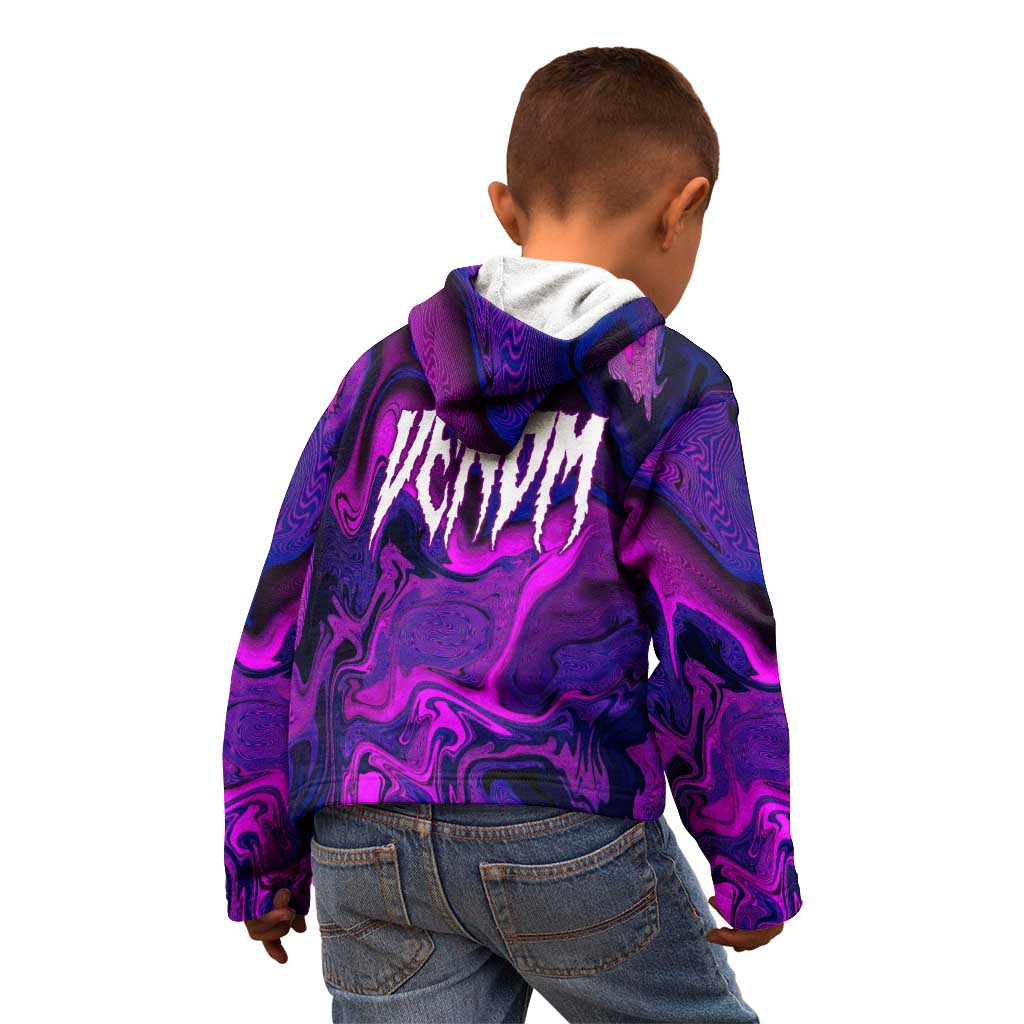Trippy Venom Kid Hoodie Comic Mix Galaxy Trippy Style
