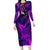 Trippy Venom Long Sleeve Bodycon Dress Comic Mix Galaxy Trippy Style