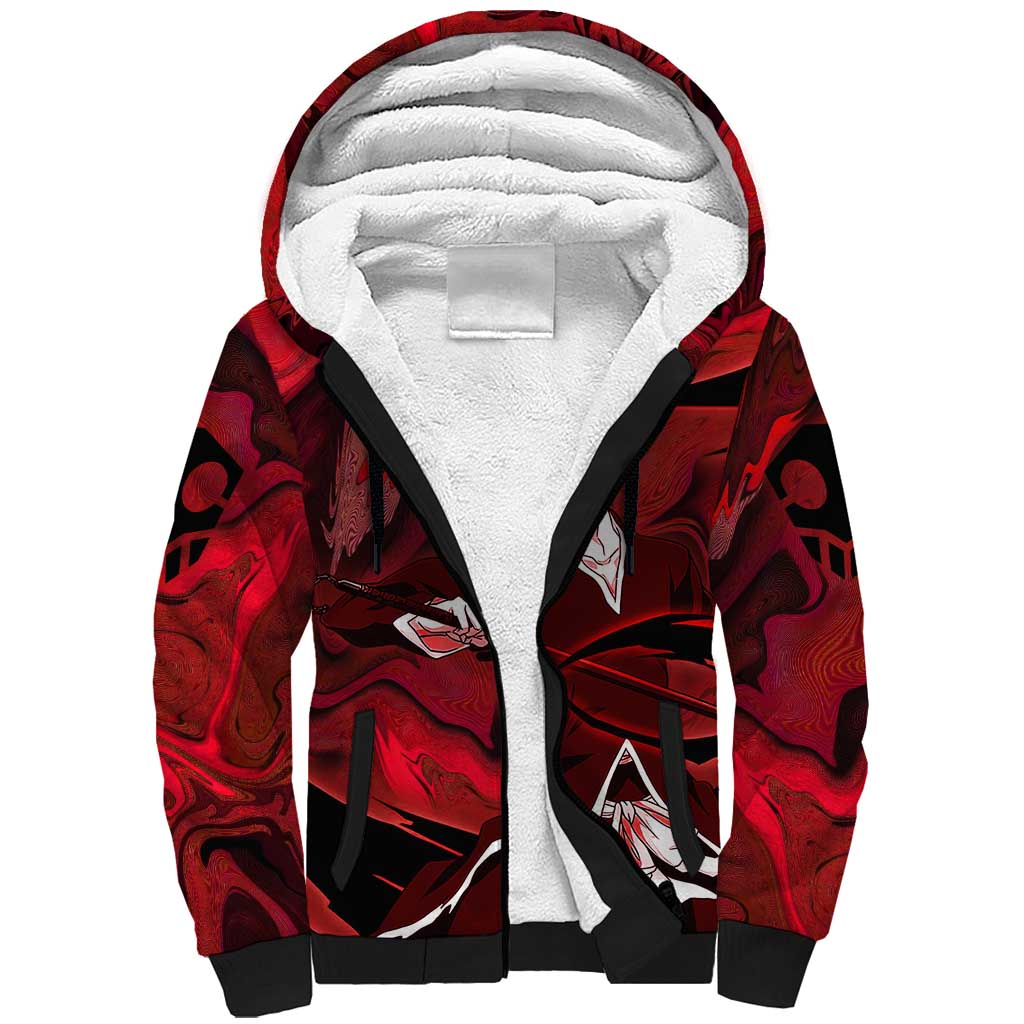 Ichigo True Shikai Bleach Sherpa Hoodie Anime Mix Trippy Style