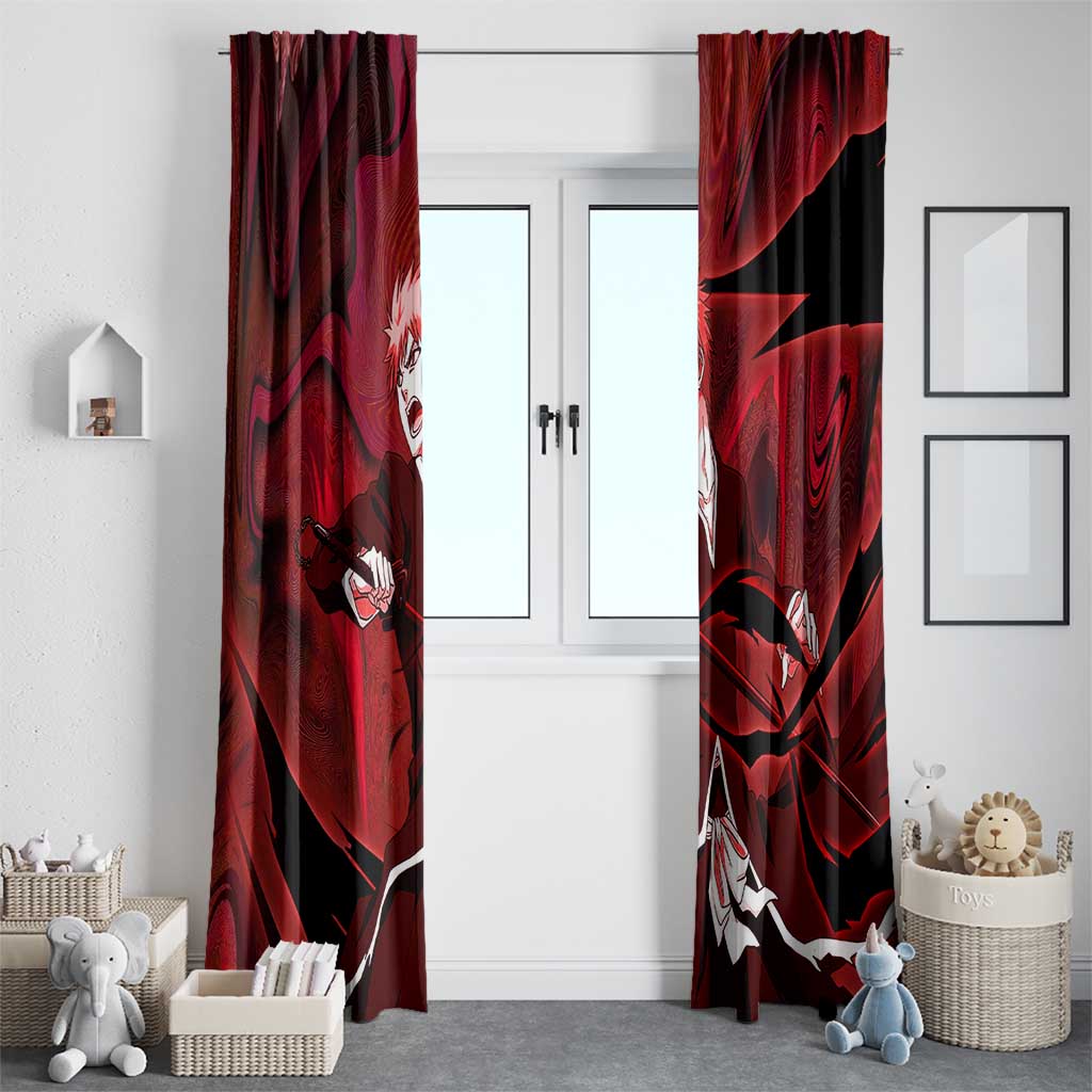 Ichigo True Shikai Bleach Window Curtain Anime Mix Trippy Style