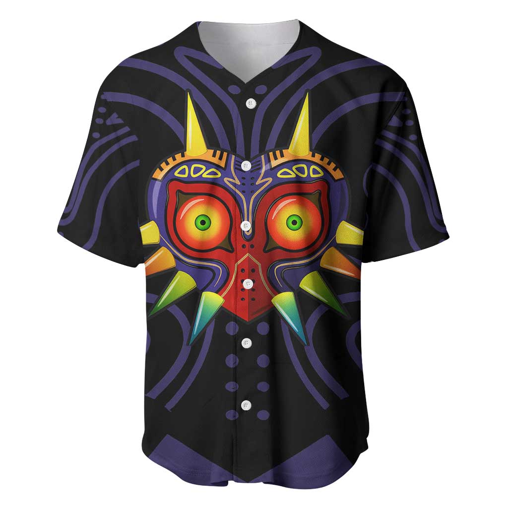 Majora’s Mask Zelda Baseball Jersey Abtract Style