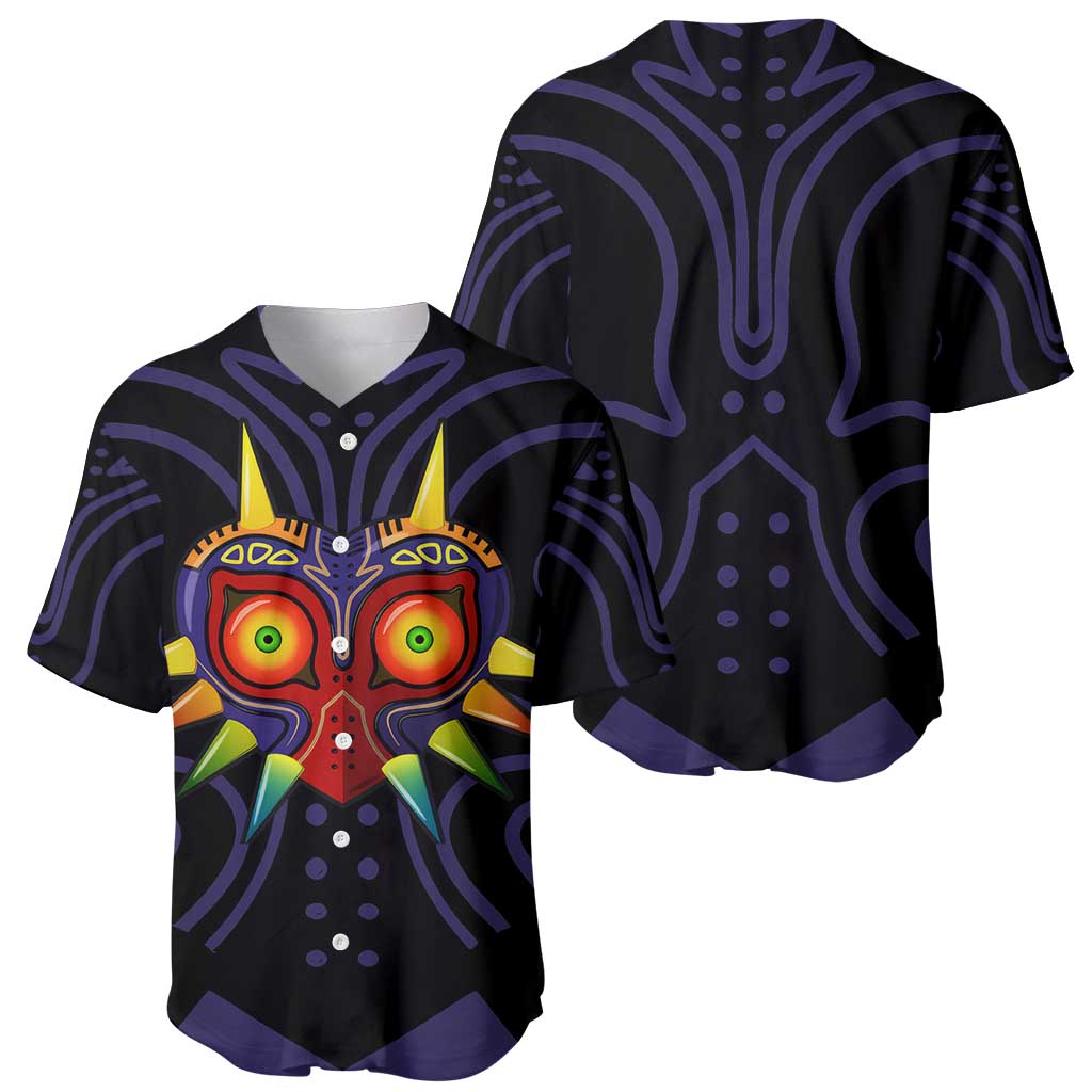 Majora’s Mask Zelda Baseball Jersey Abtract Style