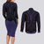 Majora’s Mask Zelda Couples Matching Long Sleeve Bodycon Dress and Long Sleeve Button Shirt Abtract Style