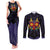 Majora’s Mask Zelda Couples Matching Tank Maxi Dress and Long Sleeve Button Shirt Abtract Style