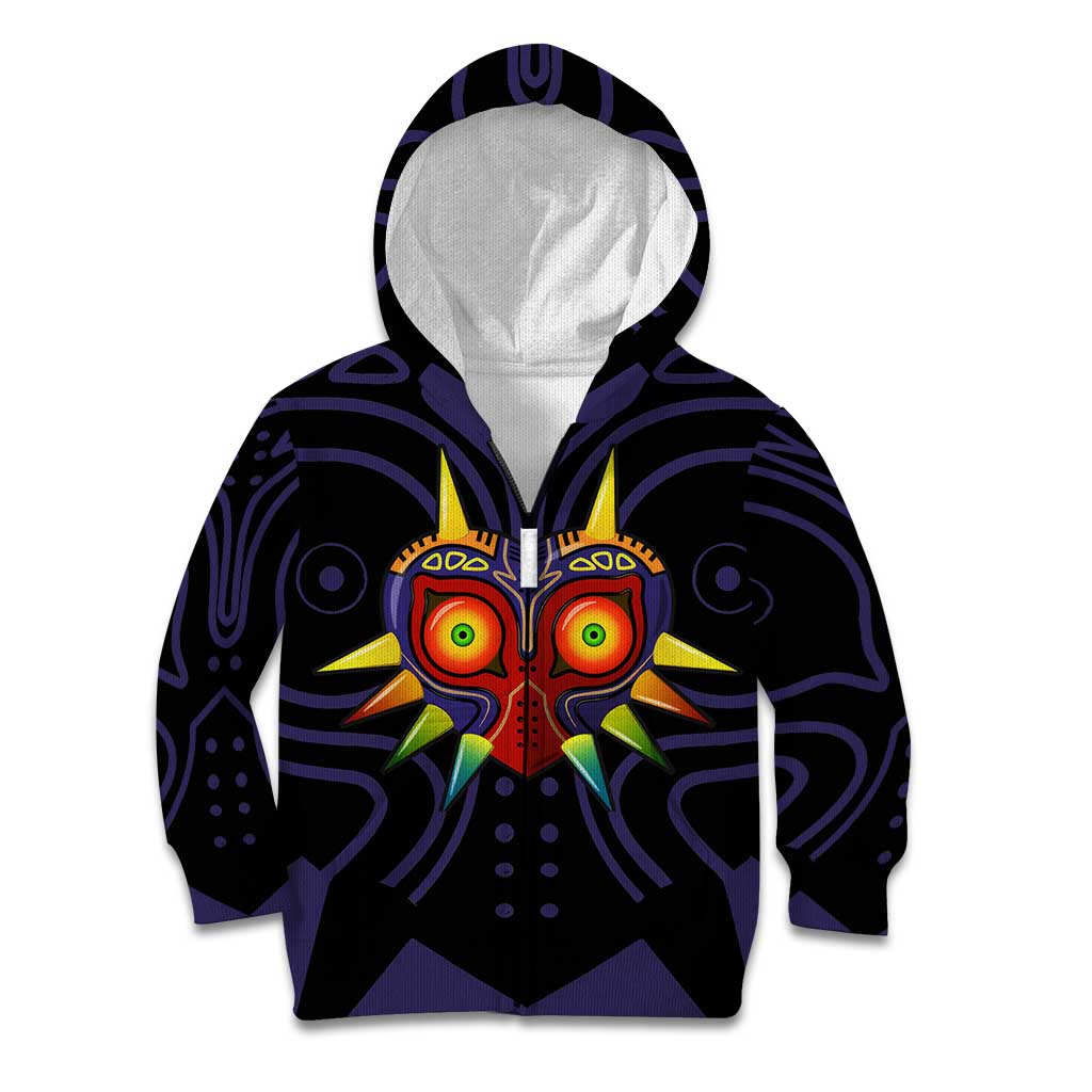 Majora’s Mask Zelda Kid Hoodie Abtract Style