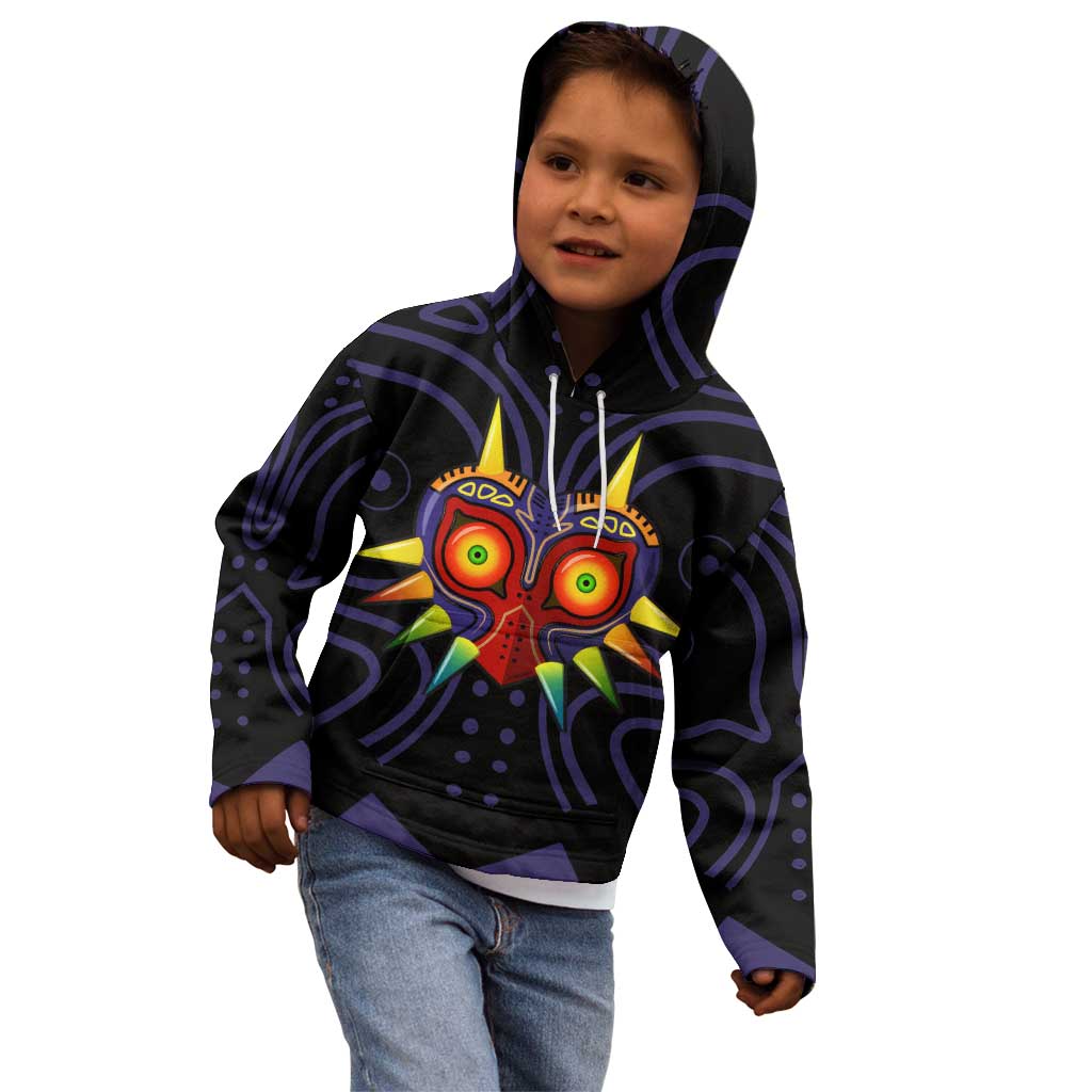 Majora’s Mask Zelda Kid Hoodie Abtract Style