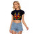 Majora’s Mask Zelda Raglan Cropped T Shirt Abtract Style
