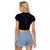 Majora’s Mask Zelda Raglan Cropped T Shirt Abtract Style