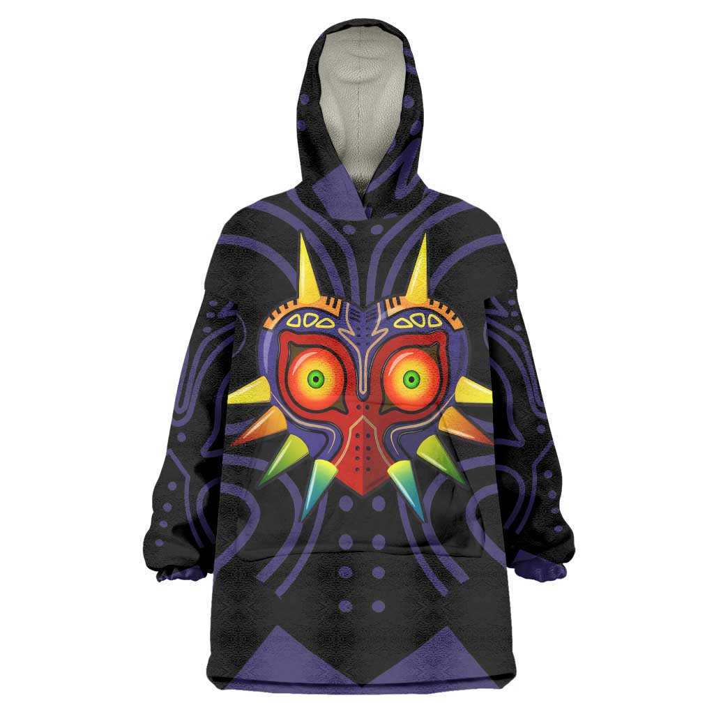 Majora’s Mask Zelda Wearable Blanket Hoodie Abtract Style