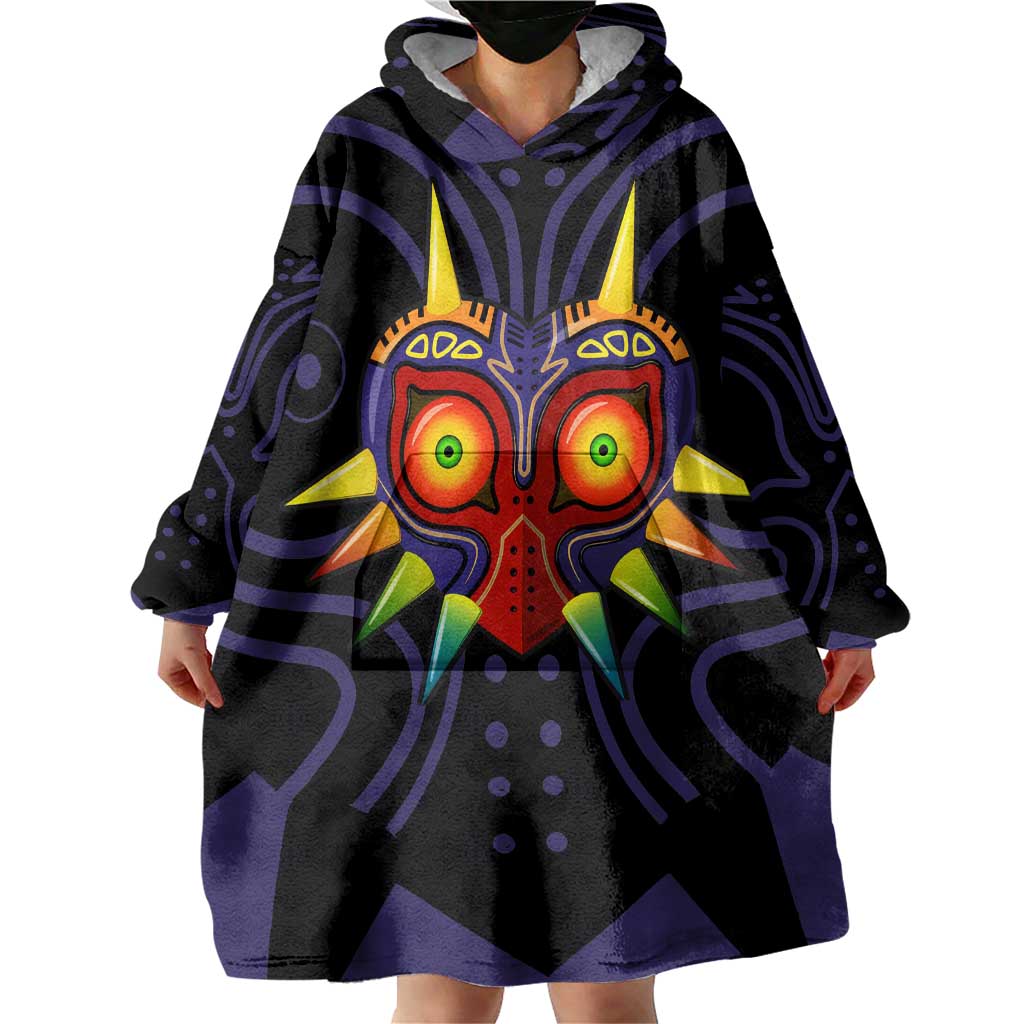 Majora’s Mask Zelda Wearable Blanket Hoodie Abtract Style